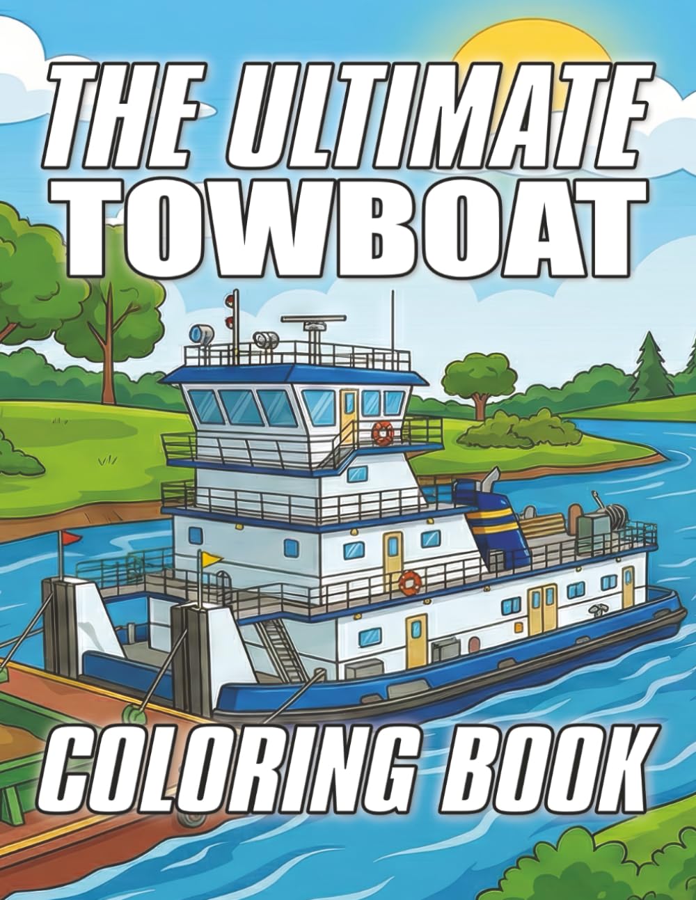 The Ultimate Towboat Coloring Book (The Ultimate Car and Truck Coloring Books)