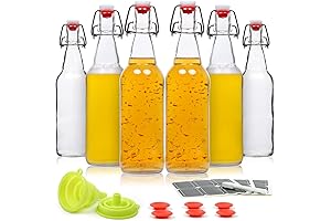 Willdan 16oz Swing Top Glass Bottles: Kombucha, Kefir, Beer Heaven