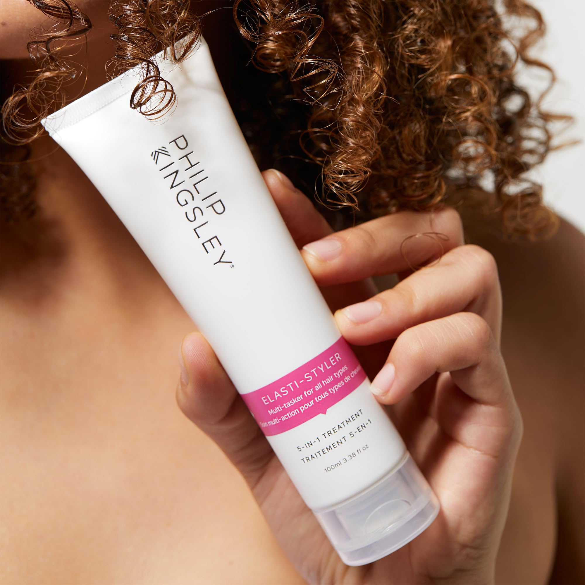 Philip Kingsley Elasti-Styler | 5-in-1 Pre-Styling Serum Behandlung | Haarstyling-Creme Konditionierende Maske | Anti-Frizz Smoothing Primes Bändigte, die Glanz verleihen | 100ml