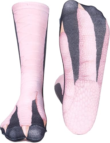 Miniatura 3 de Divertidos calcetines de patas de animales, calcetines novedosos locos 3D de pata de gato y perro, calcetines de Navidad para mujeres y hombres