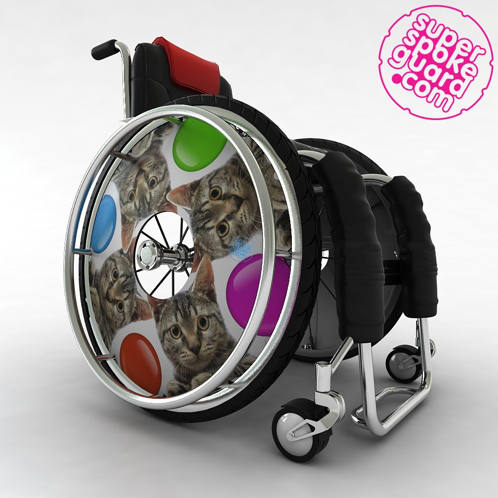 20'' Protectores de radios para sillas de ruedas A-021 (par)