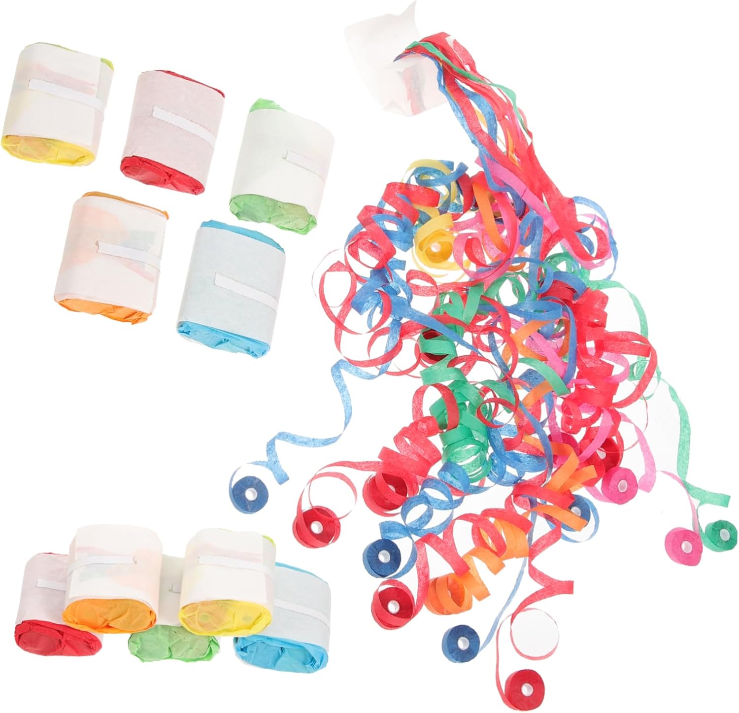 Alipis 50pcs Colorful Hand Throw Streamers for Parties Weddings and Birthdays Lightweight Paper Streamers for Celebrations Easy to Use and Store for Creating Joyful Atmosphere