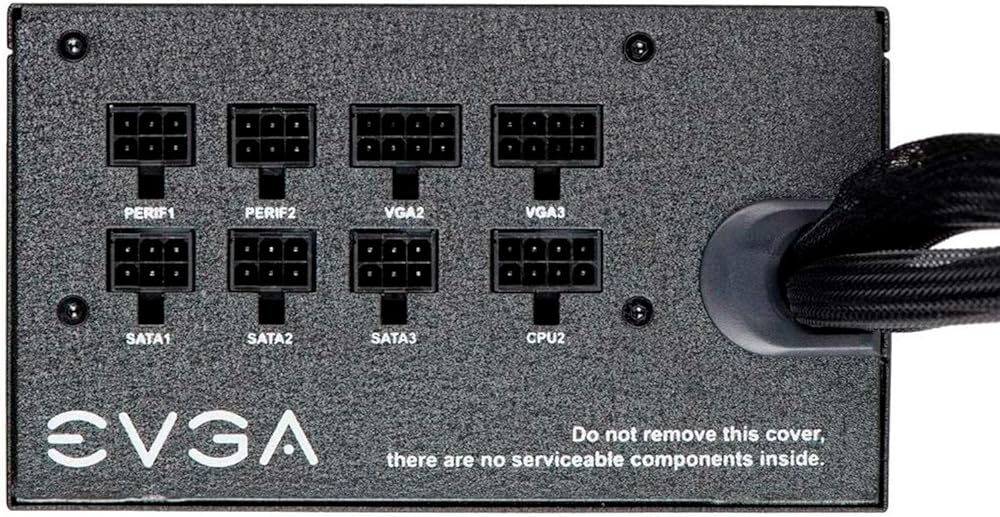 EVGA 750 BQ, 80+ Bronze 750W Semi Modular Power Supply thumbnail 4