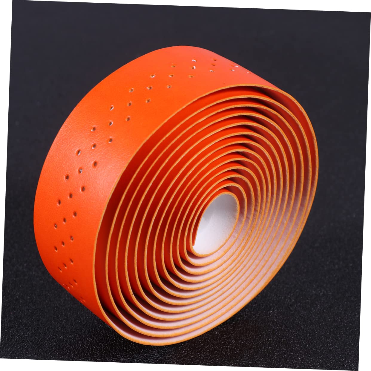 BESPORTBLE 3sets Nastro Manubrio Pu Con Assorbimento Shock Fascia Per Manubrio Per Bici Da Corsa e Mountain Bike Arancione Design Antiscivolo e Installazione Facile