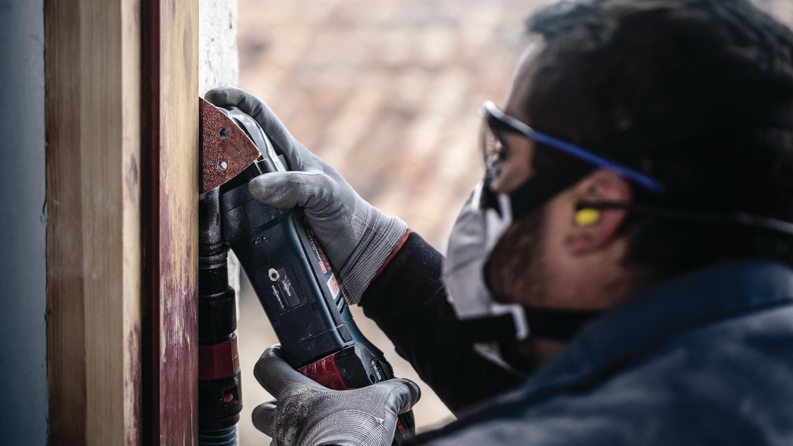 Bosch 50 hojas de lija PRO F460 para multiherramientas (para pintura sobre madera, madera dura, Ø 93 x 93 mm, multiherramienta accesorio profesional, lijadora delta)
