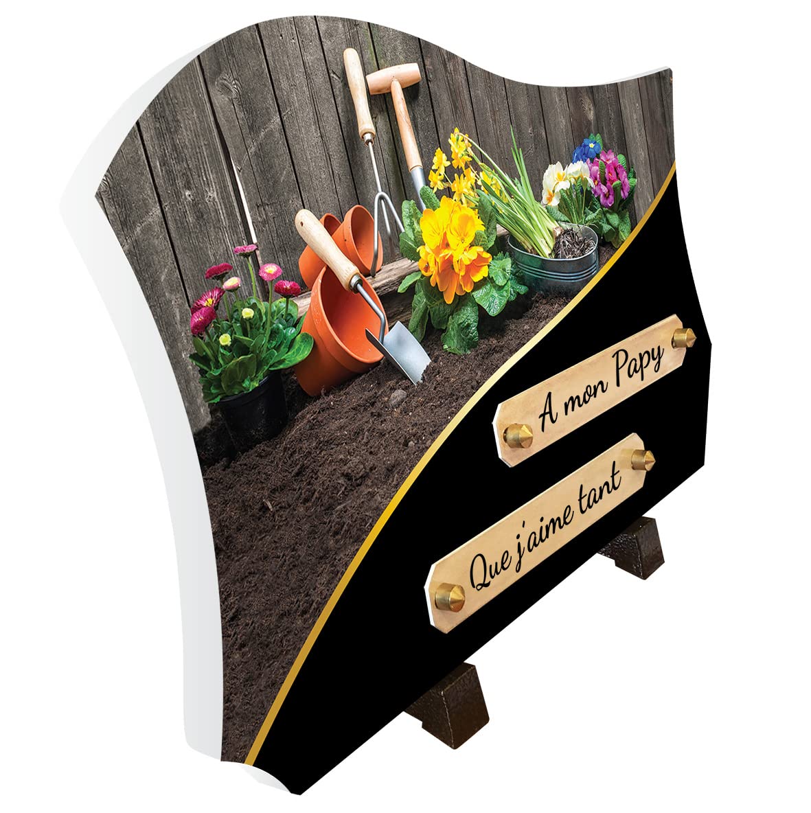 Plaque funéraire Le Jardin