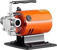 VEVOR 360 GPH Utility Water Transfer Pump, 1/10 HP 115V, 46FT Max Lift, Portable Electric Pump w/ Hose Kit & Carbon Brushes