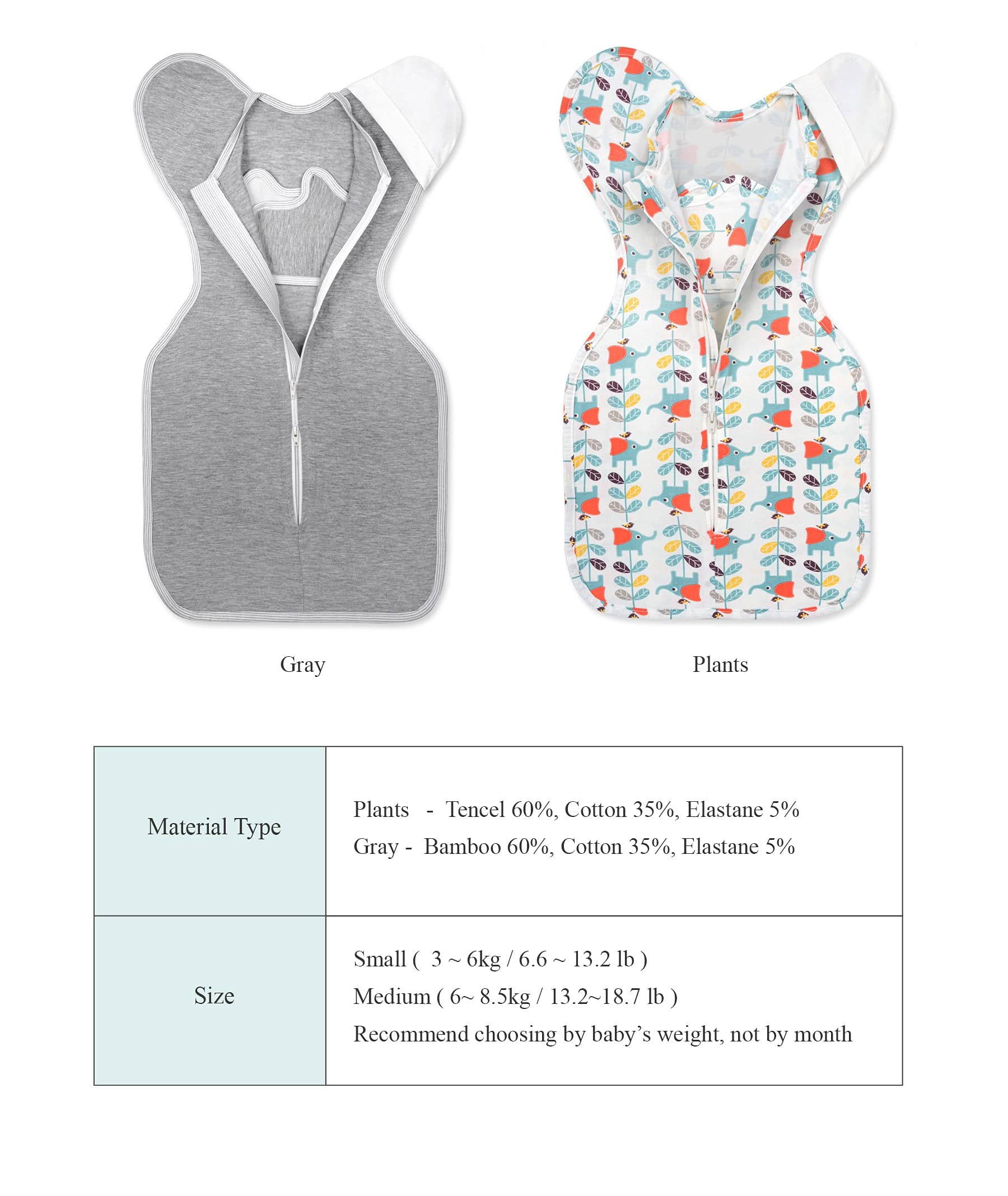 Buy Swaddle Blanket, Sleep Sack, Arms up,Easy arm in and Out, Inner Secure Band for preventing