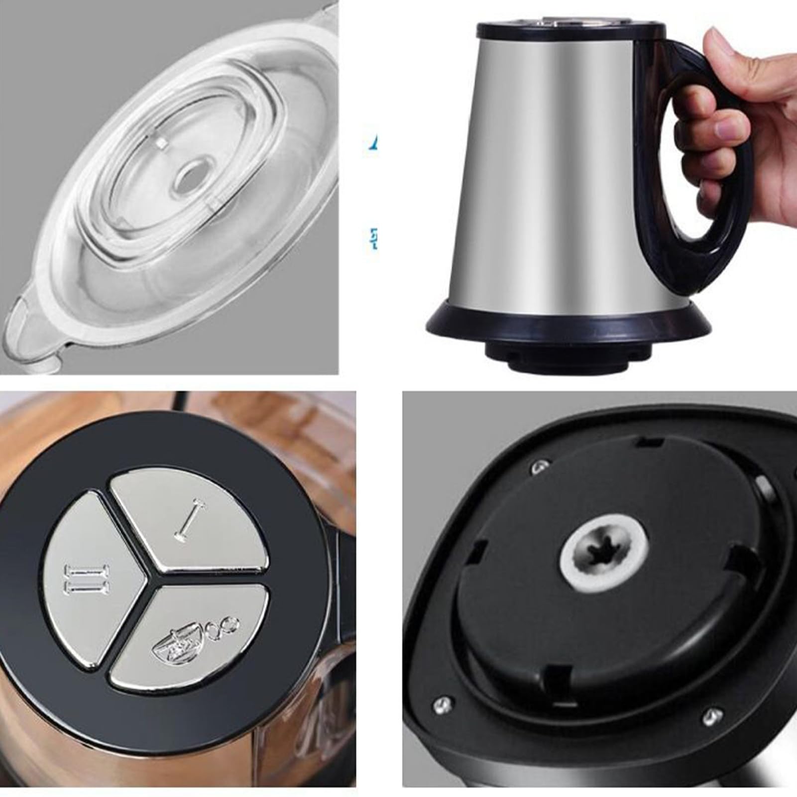 Picadora Eléctrica Para Verduras Acero Inoxidable Portátil Ajo, Frutas