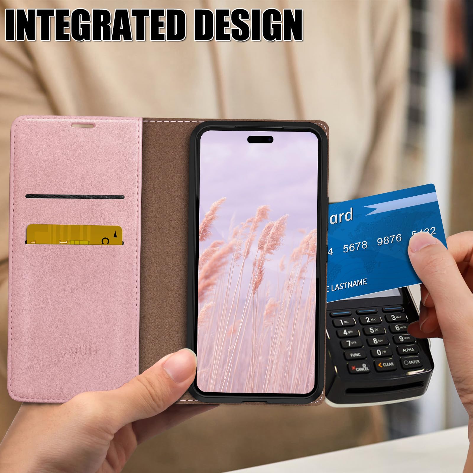 Housse Clapet Porte-carte Magnétique iPhone 17 Pro Max - Noir - Français