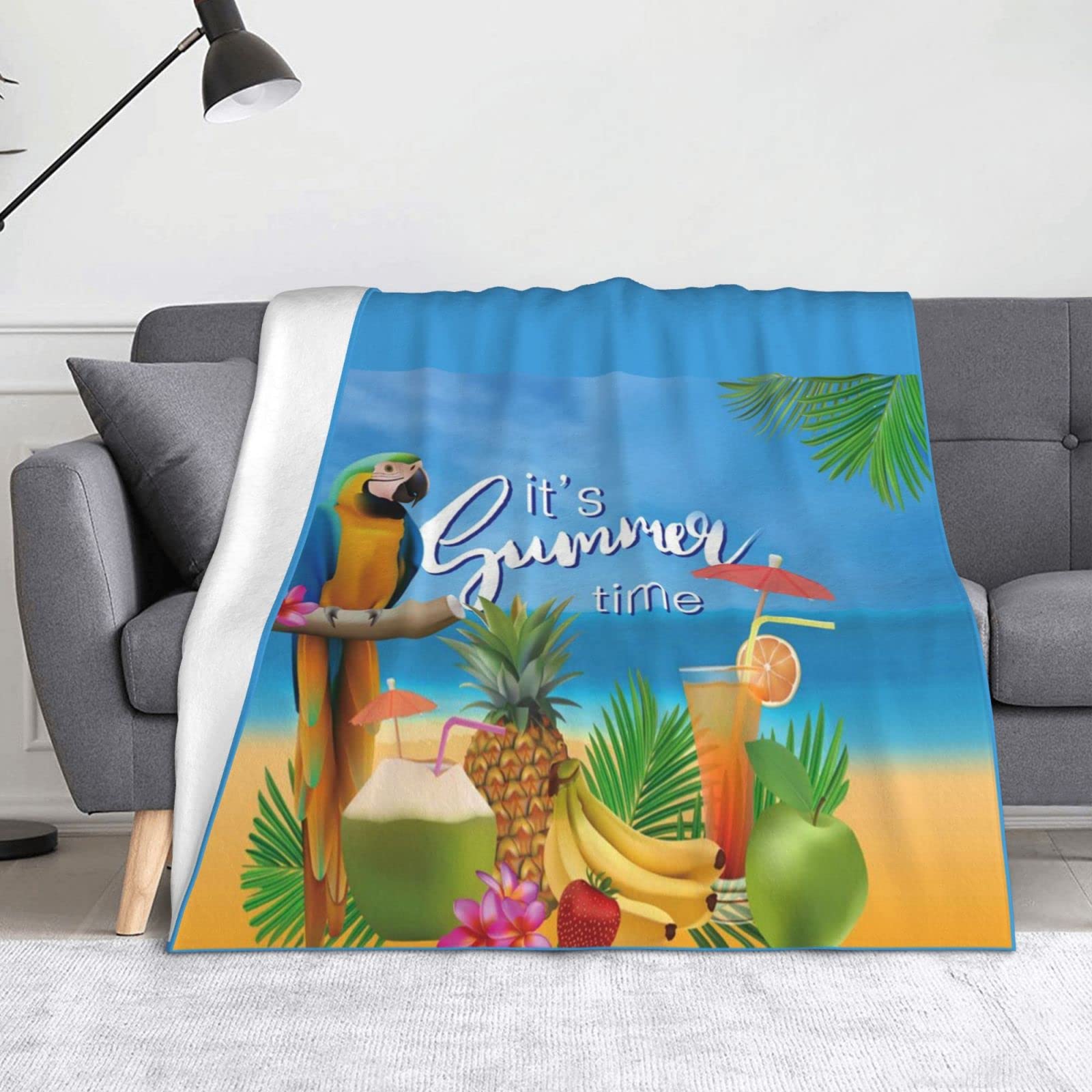 Couverture d'été en flanelle microfibre au toucher super doux