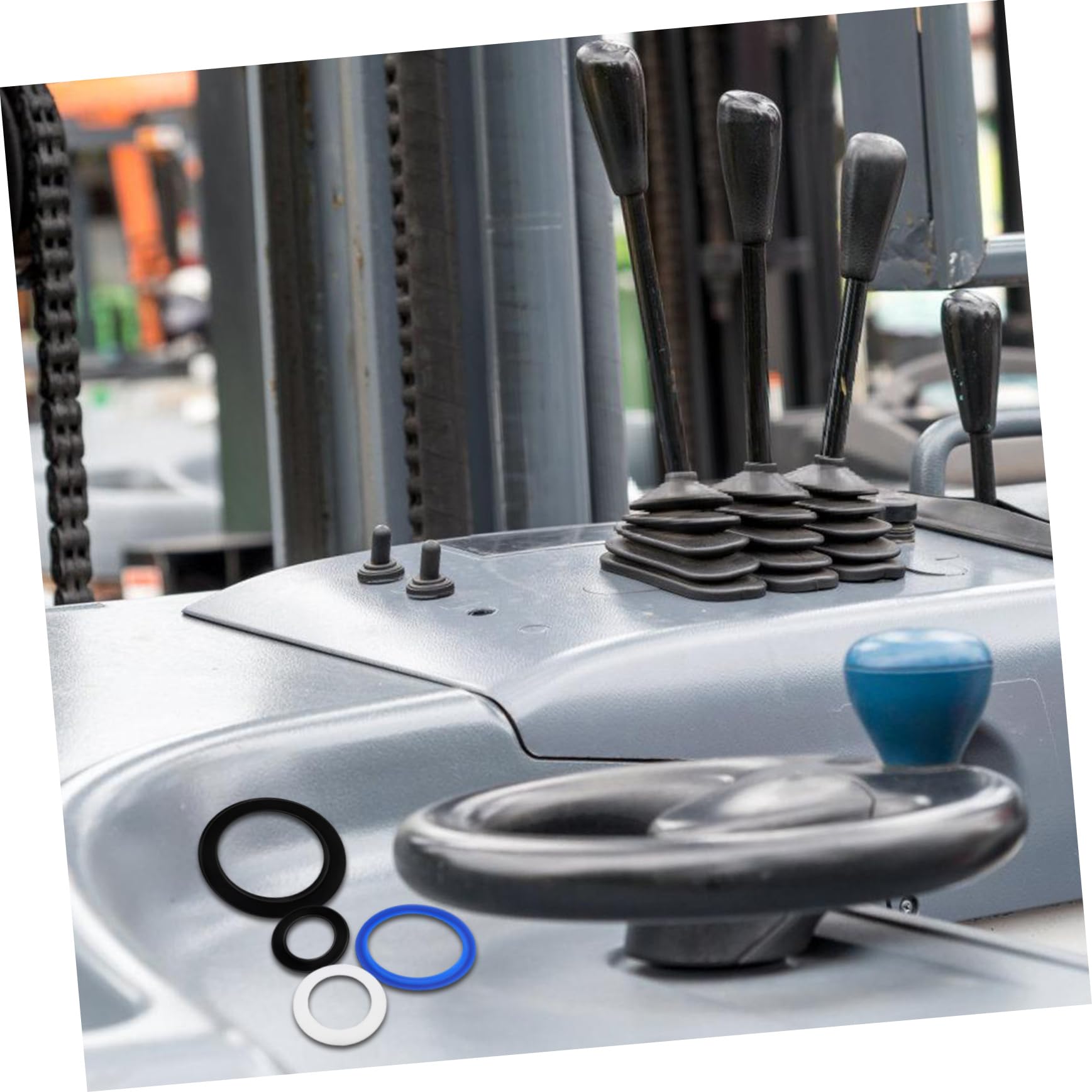 Kit di 10 Anelli di Tenuta in Silicone Resistenti All'usura per Riparazioni ad Alta Temperatura e Pressione, la Manutenzione Auto