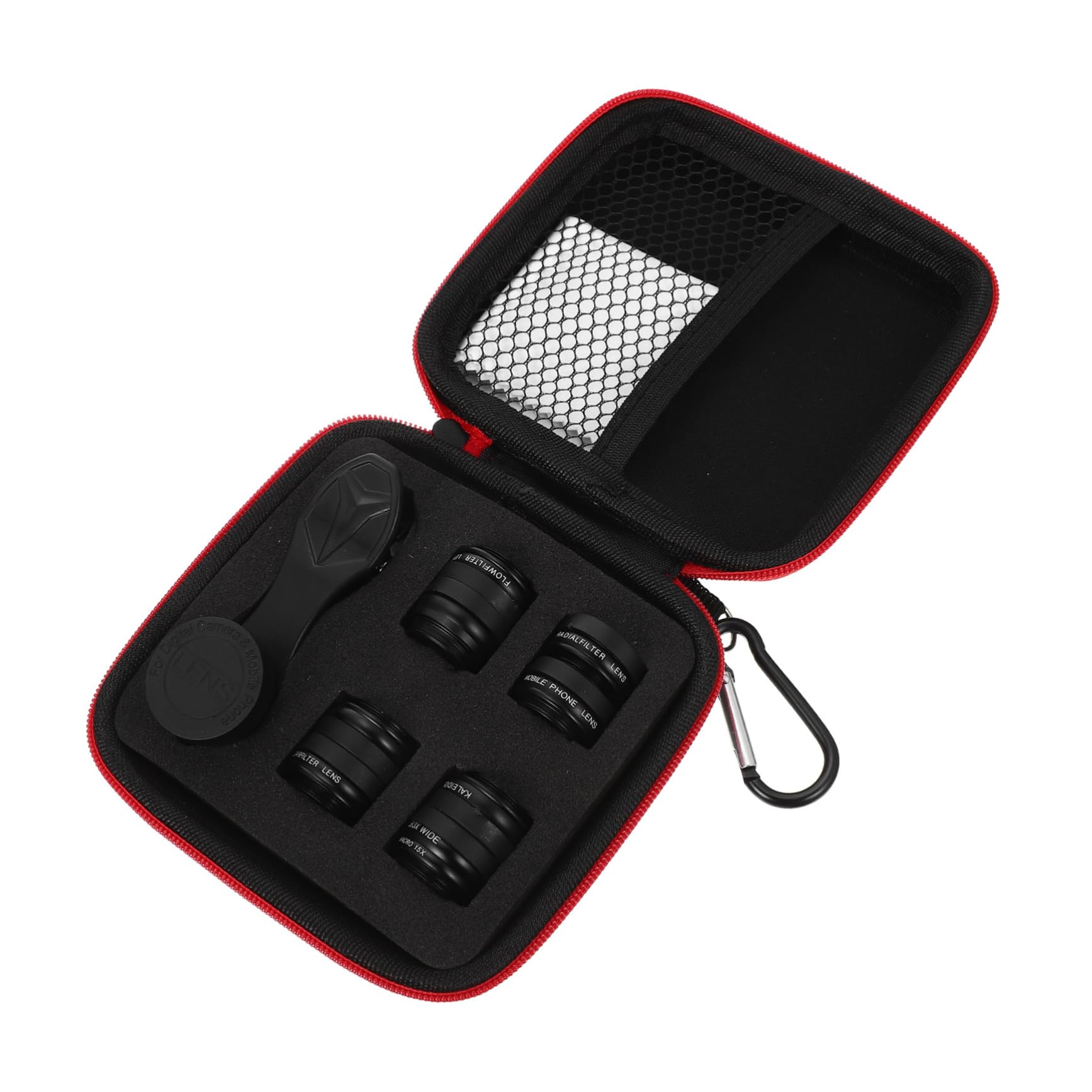SHINEOFI Obiettivo Macro Grandangolare per Telefono Kit Lenti Clip Vetro e Lega di Alluminio Ampio Campo Visivo senza Distorsione Facile da Installare e Trasportare