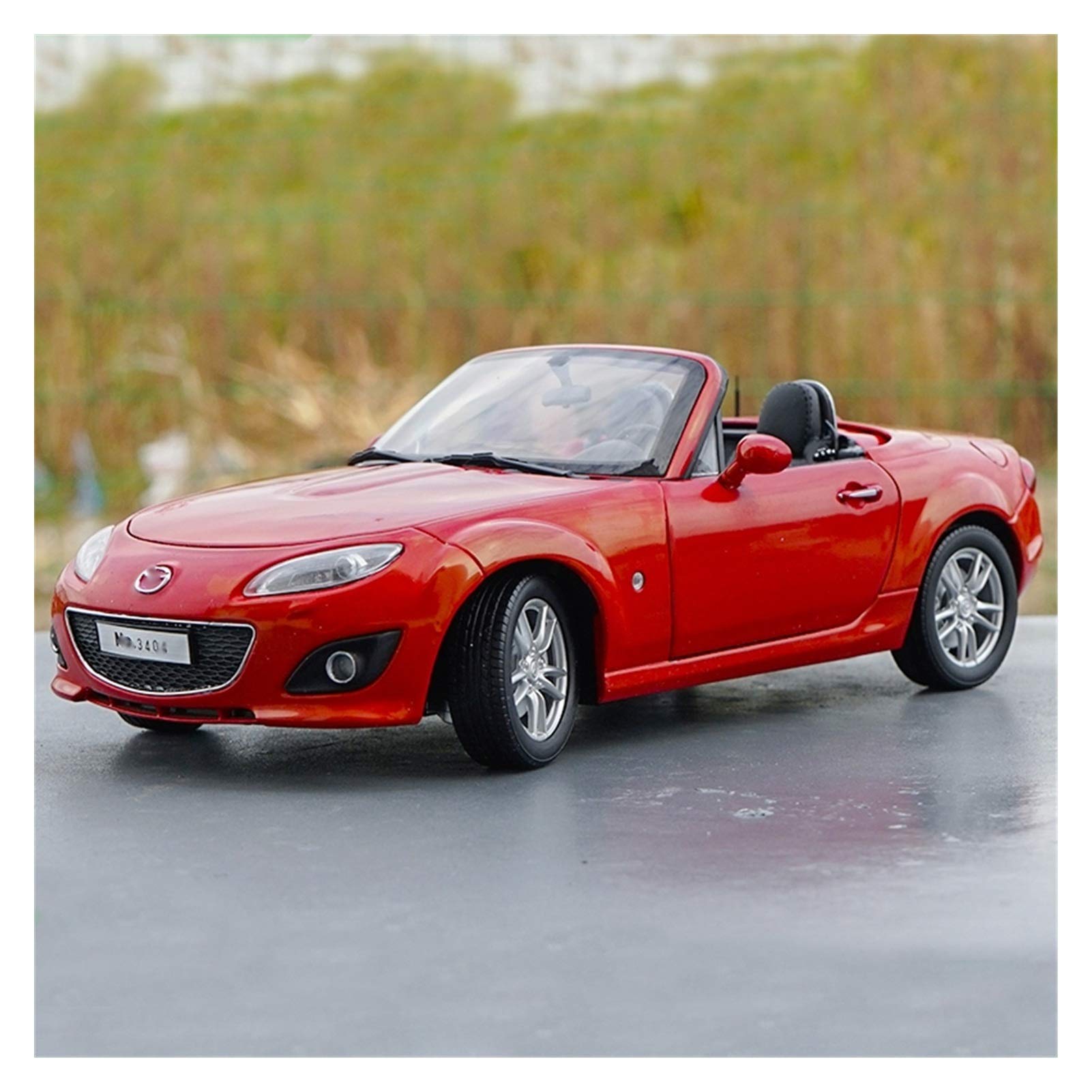 MLBH 1/18 For M-azda For MX-5 Roadster Diecast Metal Alloy Car Model Toy Boy Gift Collection Red car toy