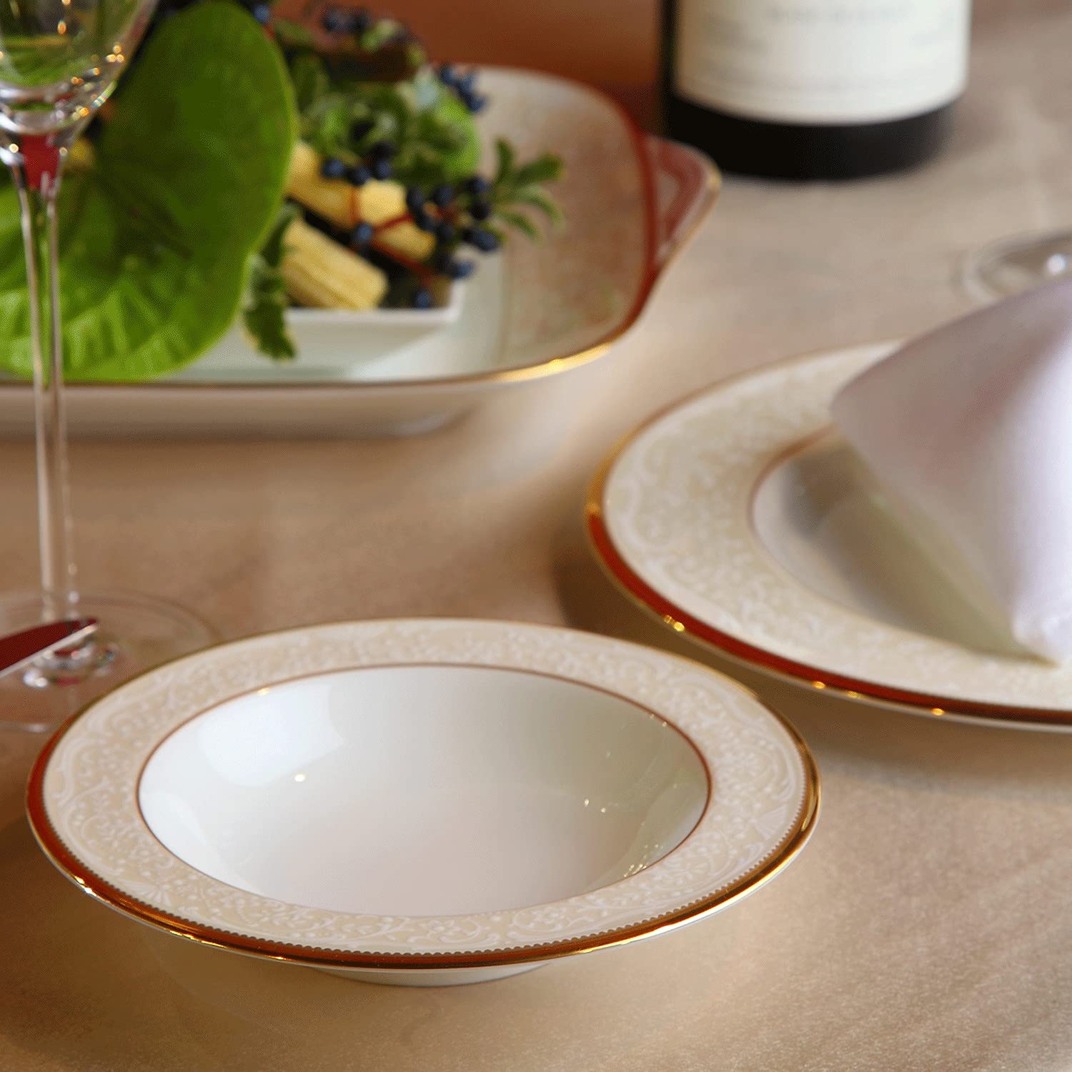 Amazon.co.jp: Noritake ノリタケ ボウル 16cm 145cc ホワイトパレス 1 