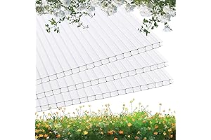 Twin Wall Polycarbonate Panels: 2' x 4' x 0.16' - Unparalleled Durability...