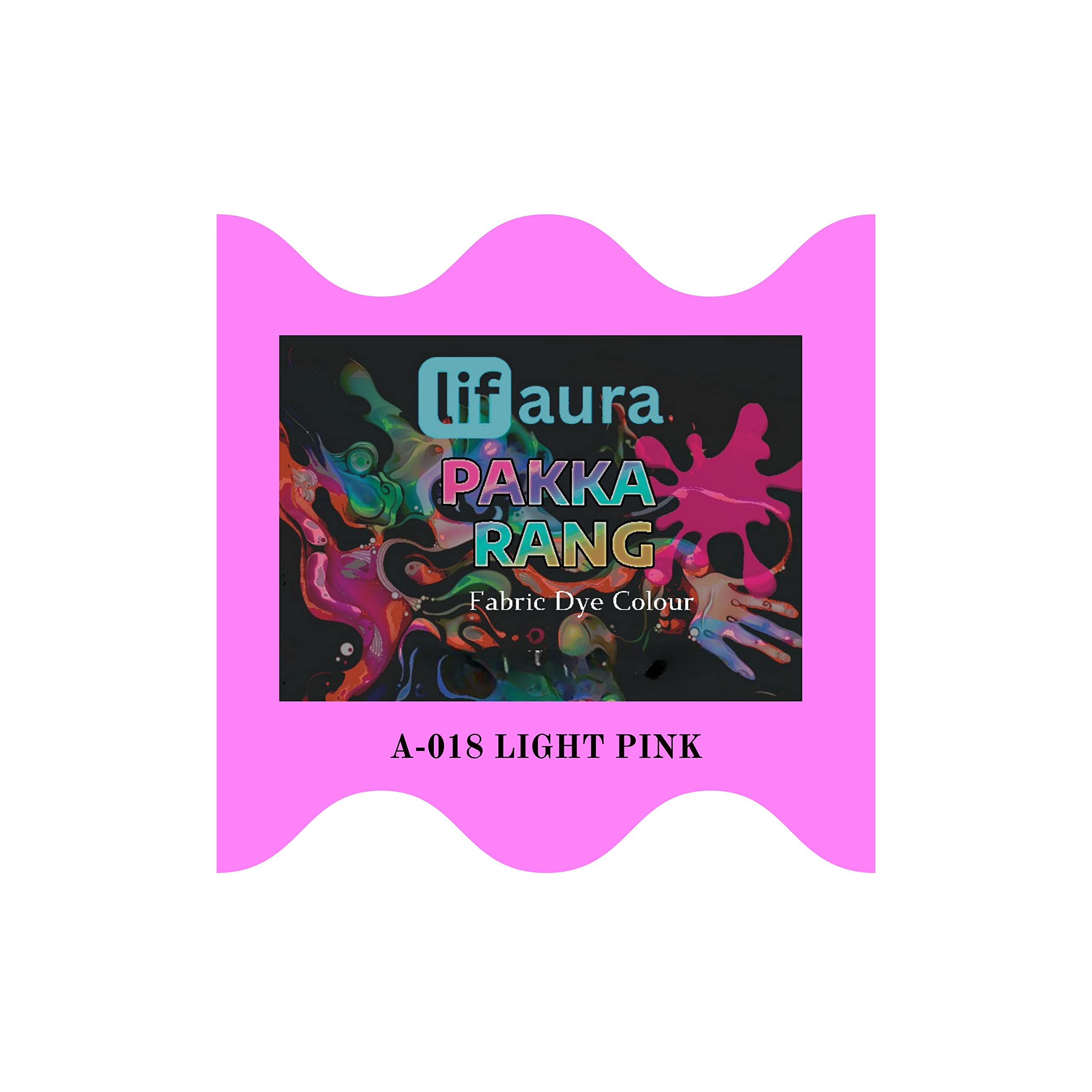 Prokart Lifaura Pakka Rang Fabric Dye Colour Natural dye for Fabric Pack of 5 Sachets (5g Each 25g Pack) ShadeA-18 : Light Pink (Same Color), Prokart Lifaura Pakka Rang-image-7