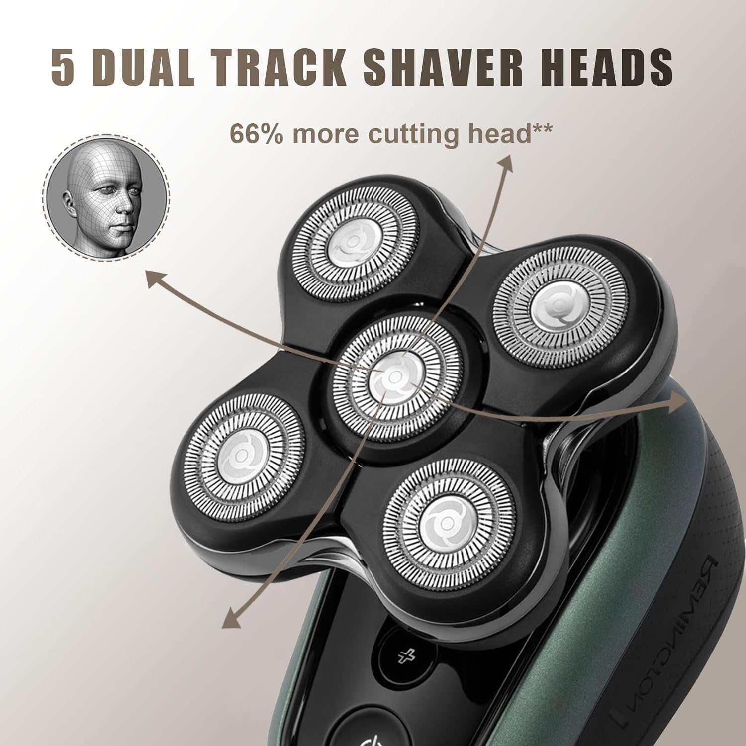2 testine di ricambio per rasoio Remington RX7 Ultimate Series (non compatibili con Remington RX5)