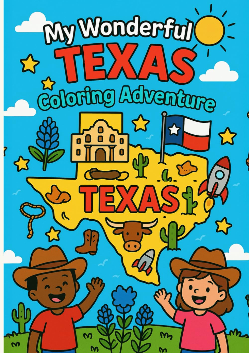 My Wonderful Texas Coloring Adventure