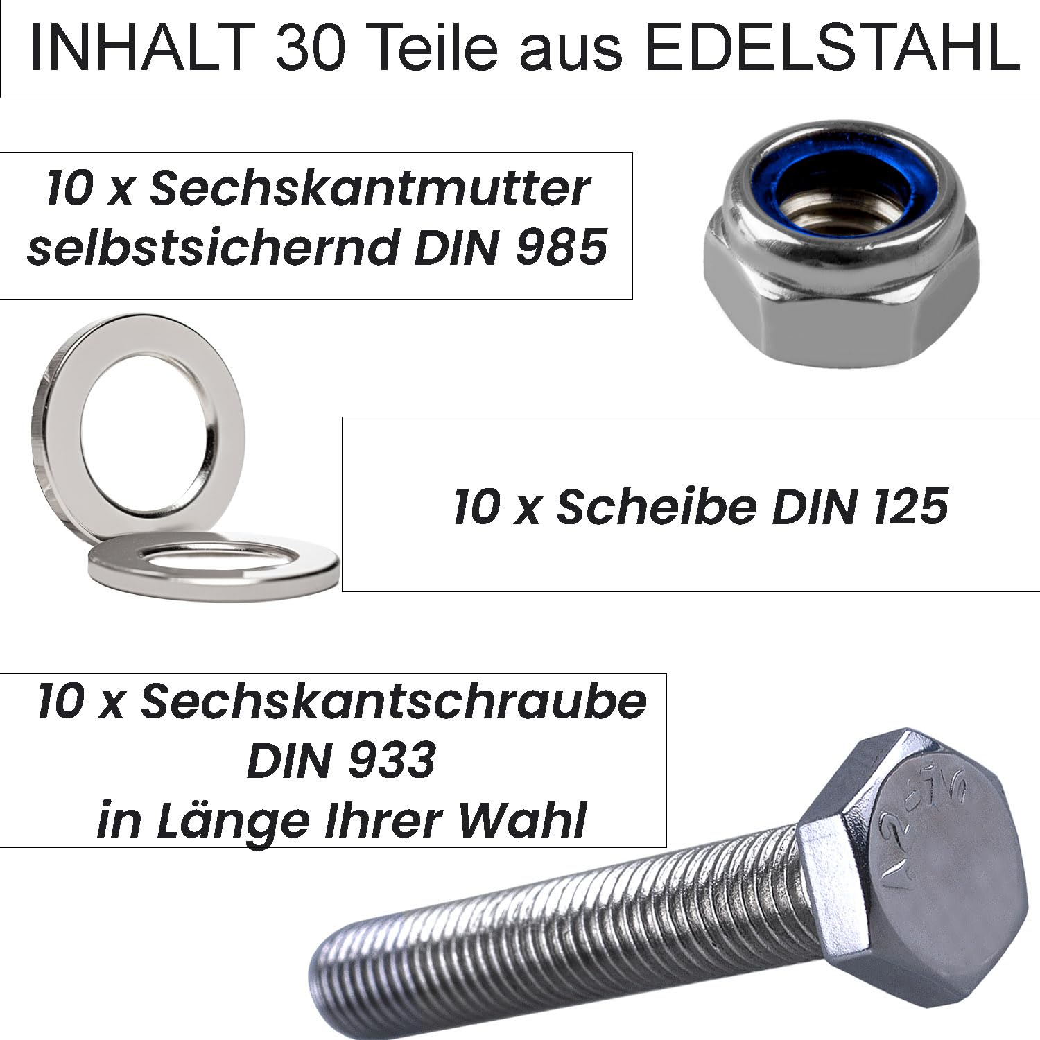 PD® Sluitringen M16 (DIN 125 Form A/ISO 7089) | A2 V2A Sluitringen van roestvrij staal | Vlakke sluitringen van roestvrij staal met kleine buitendiameter | 5 stuks PD® Sluitringen M16 (DIN 125 Form A/ISO 7089) | A2 V2A Sluitringen van roestvrij staal | Vlakke sluitringen van roestvrij staal met kleine buitendiameter | 5 stuks