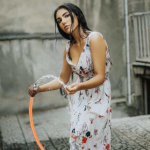 Miniatura 3 de Fevone Manguera de jardín de 25 pies, manguera de agua resistente de 58, manguera de jardín flexible de 25 pies, equipo de riego de césped y jardín,