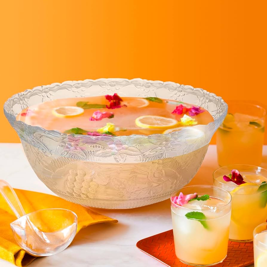 Amazon.co.jp: おたま付きプラスチックパンチボウル – クリア