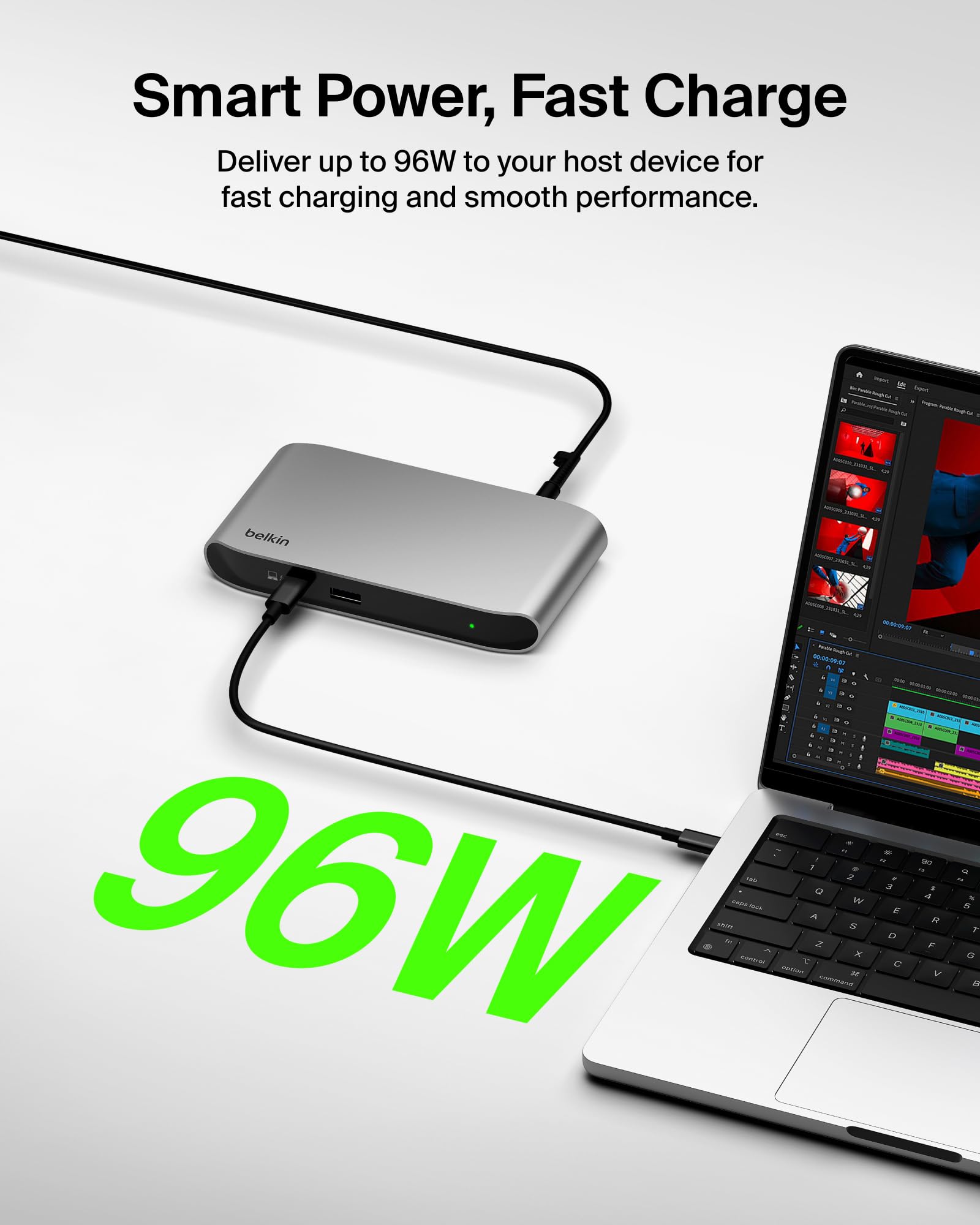 Amazon.co.jp: Belkin Connect Thunderbolt 4 ドッキングステーション