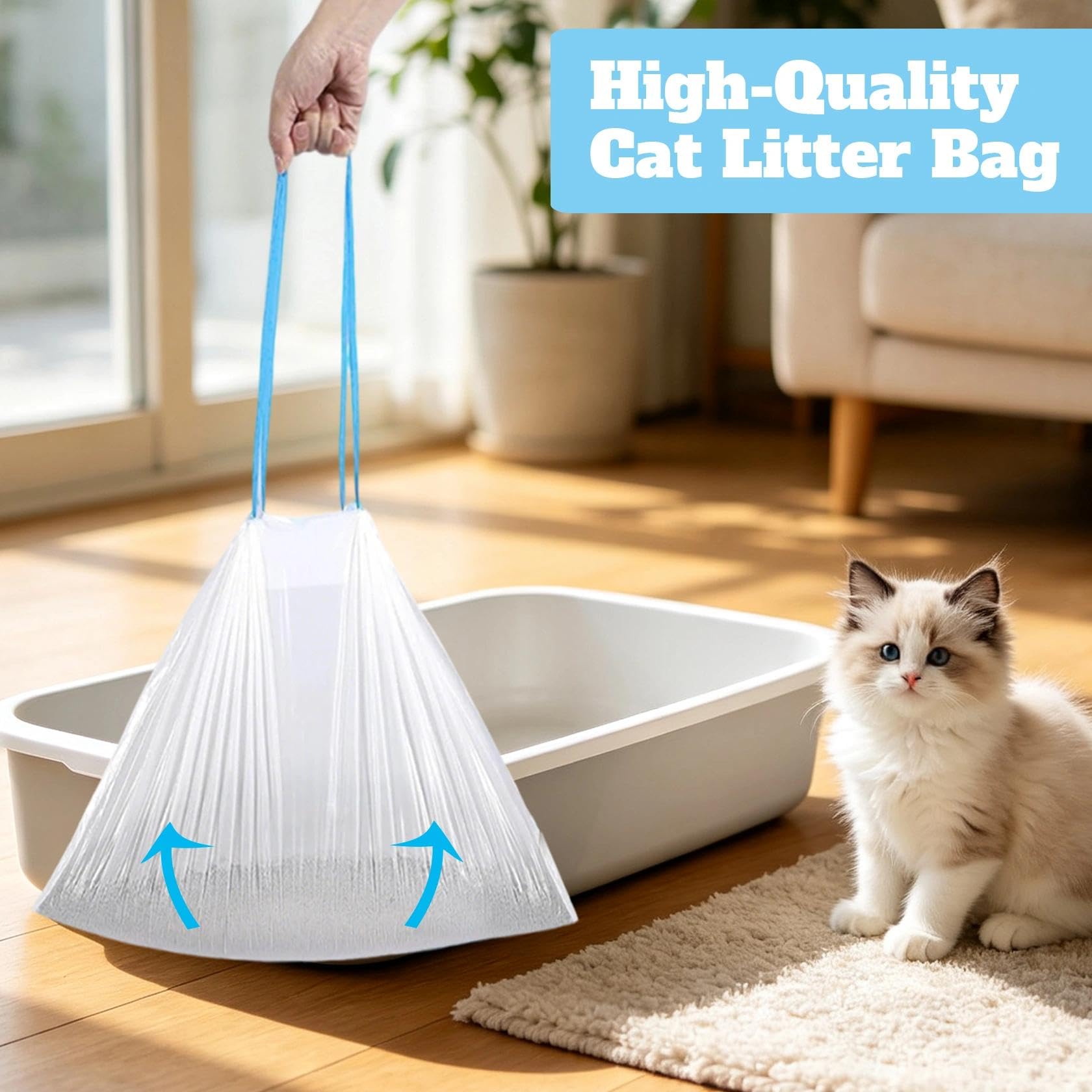 Katzentoiletteneinlagen, Jumbo-Katzentoiletteneinlagen, XL, 91,4 x 48,3 cm, 40 Stück