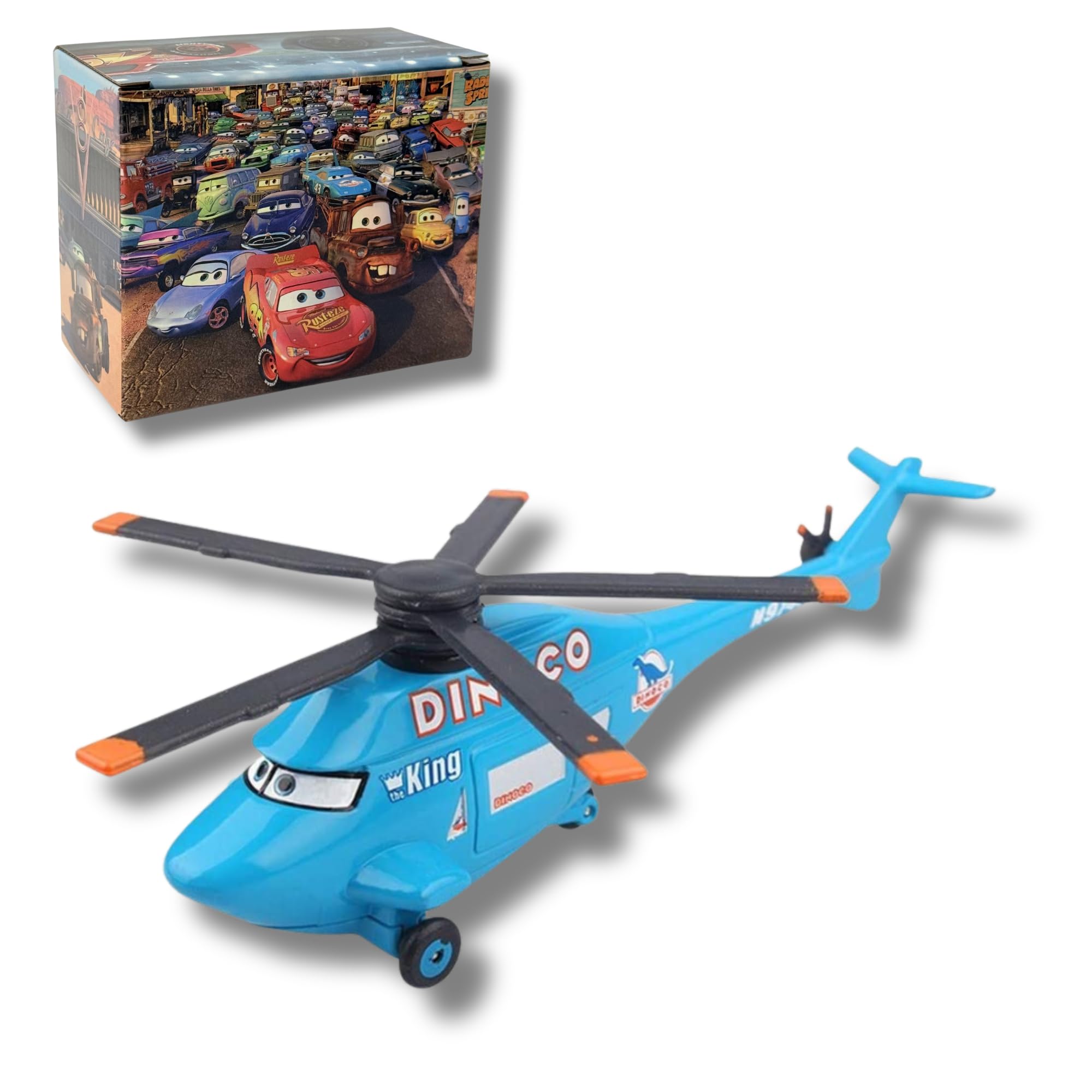 Die-Casting Racers Toy Cars, Safety Alloy Material for Childs, Beauty Color Box Packaging for Your Son Birthday, Inspired by Favorite Characters, Gift for 3+ Years Old (Airplane)