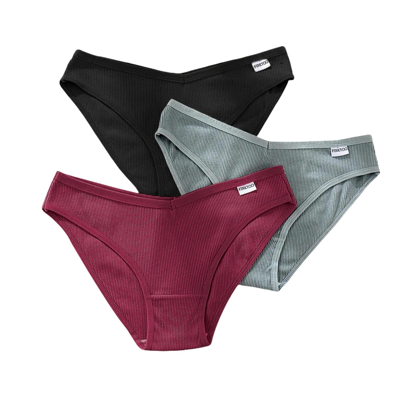 Mutande Donna Cotone Mutandine di Cotone Femminile V Vita Biancheria Intima Plus Size Briefs Ladies Bassa Riduzione delle Mutandine Comode Mutandine Lingerie-Set 5-XXL