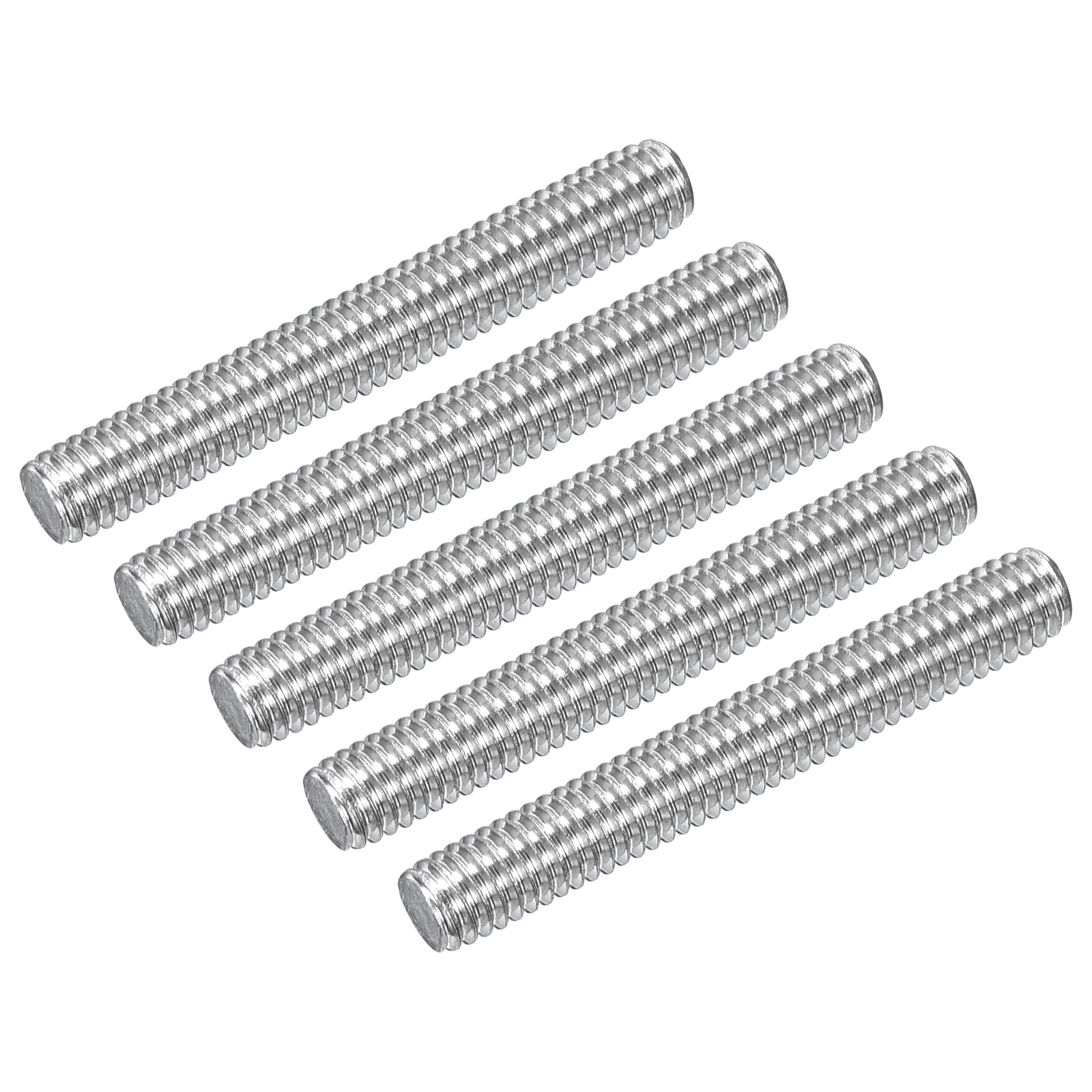 uxcell 15Pcs M4 x 30mm Fully Threaded Rod 304 Stainless Steel Right Hand Threads Bar Studs for Anchors Bolts, Clamps, Hangers and U-Bolts, M4-0.7
