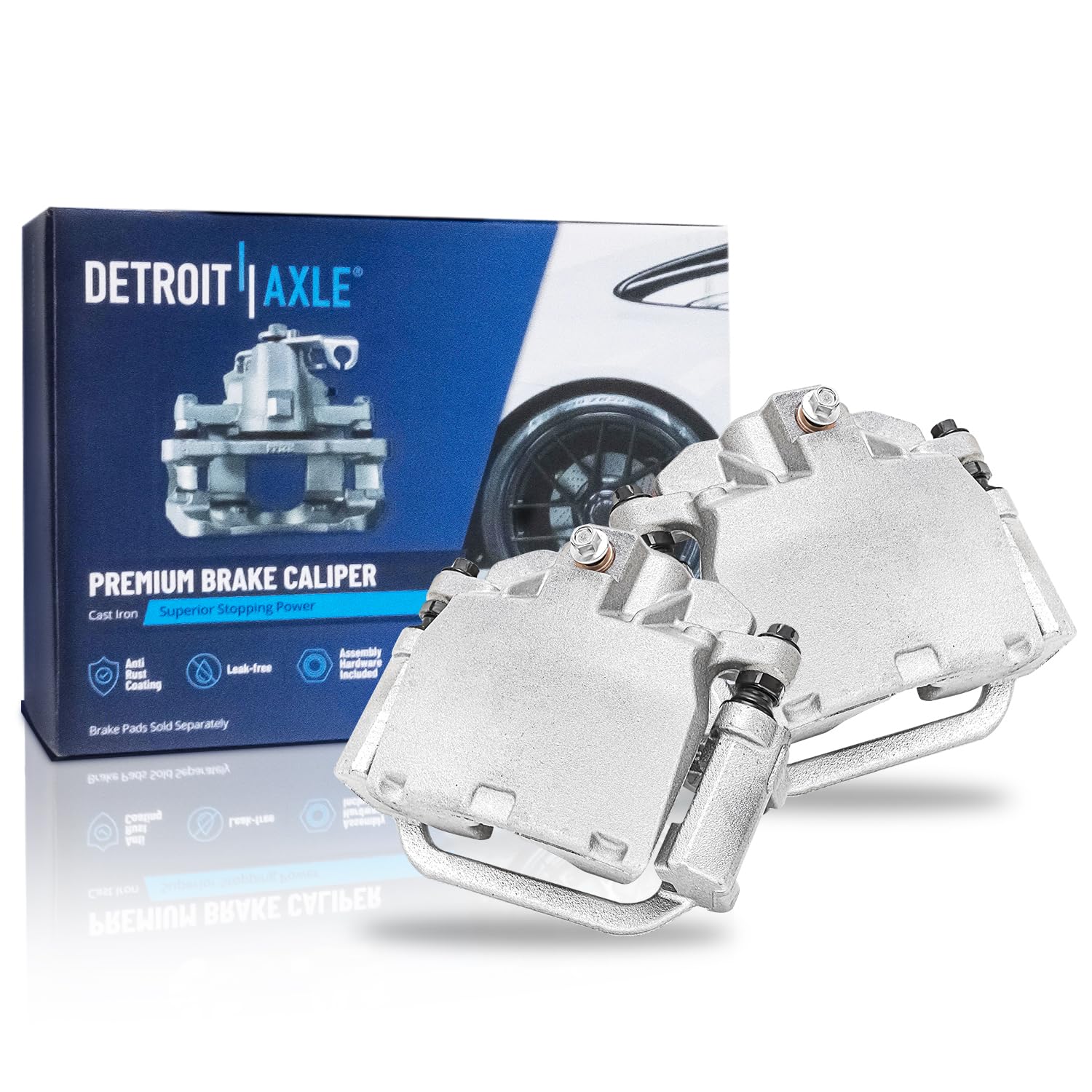 Detroit Axle Rear Brake Calipers Set