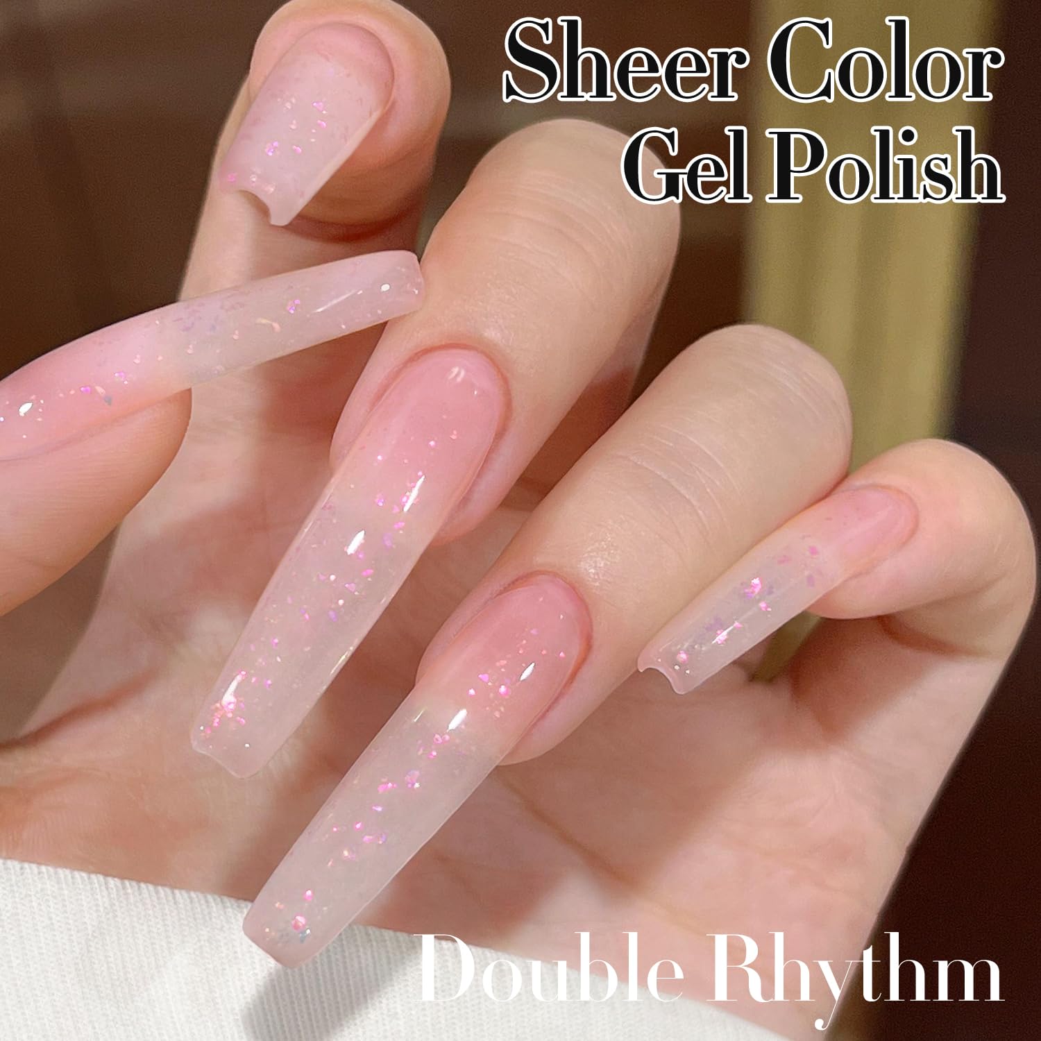 Amazon.com : Double Rhythm Gel Polish Translucent Sheer Neutral