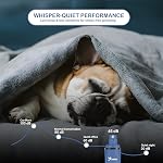 Candure Dog Nail Grinder Upto 3-Speed Pet Nail Trimmer for Large, Medium, Small Dogs, Cats & Pets - Ultra Quiet Rechargeable Dog Claw Grinder with 360° LED Light Pets (Navy Blue)