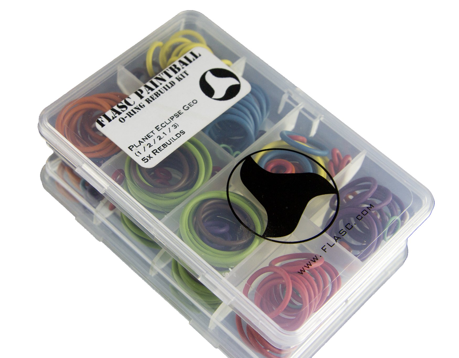 Flasc Paintball Planet Eclipse Geo 2/2.1 5X Color Coded Paintball o-Ring Rebuild kit