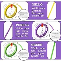 Vista 2 de Tiras de Pulido Dental Amylove Lima de Dientes 3 Rollos 4mm x 600mm Pulidor Dental Lijado de Dientes Rectificado Limpieza Profunda de Dientes Lima