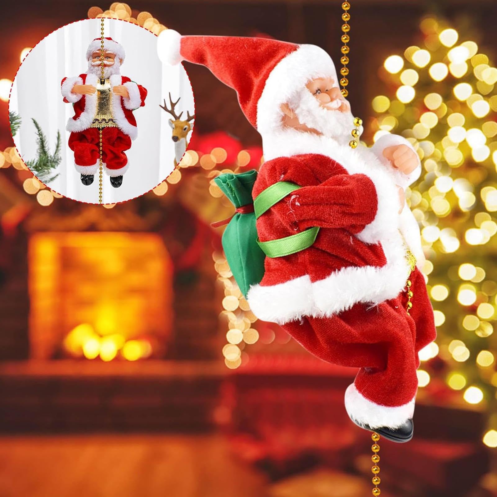 HYSTERIC MINI ヒスミニ オーナメント クリスマス サンタ 電飾装飾 ヒステリックミニ ヒスミニ サンタ 照明 イルミネーション 月