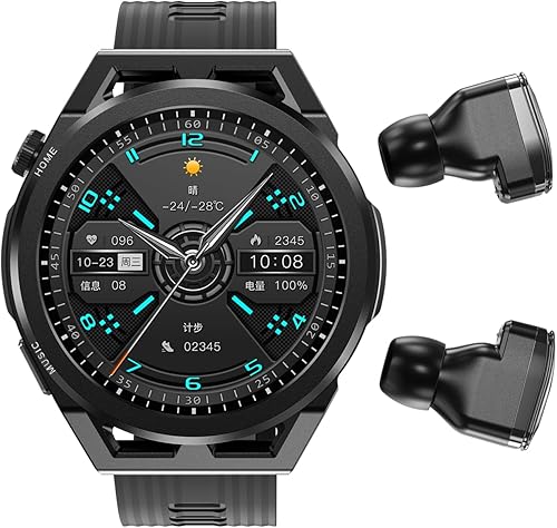 Miniatura 8 de N18 Smart Watch with Earbuds 1.53 Inch Smartwatch Wireless Headphones Combo TWS Health Monitor Fitness Tracker Built-in 4G Memory Local MP3 Player