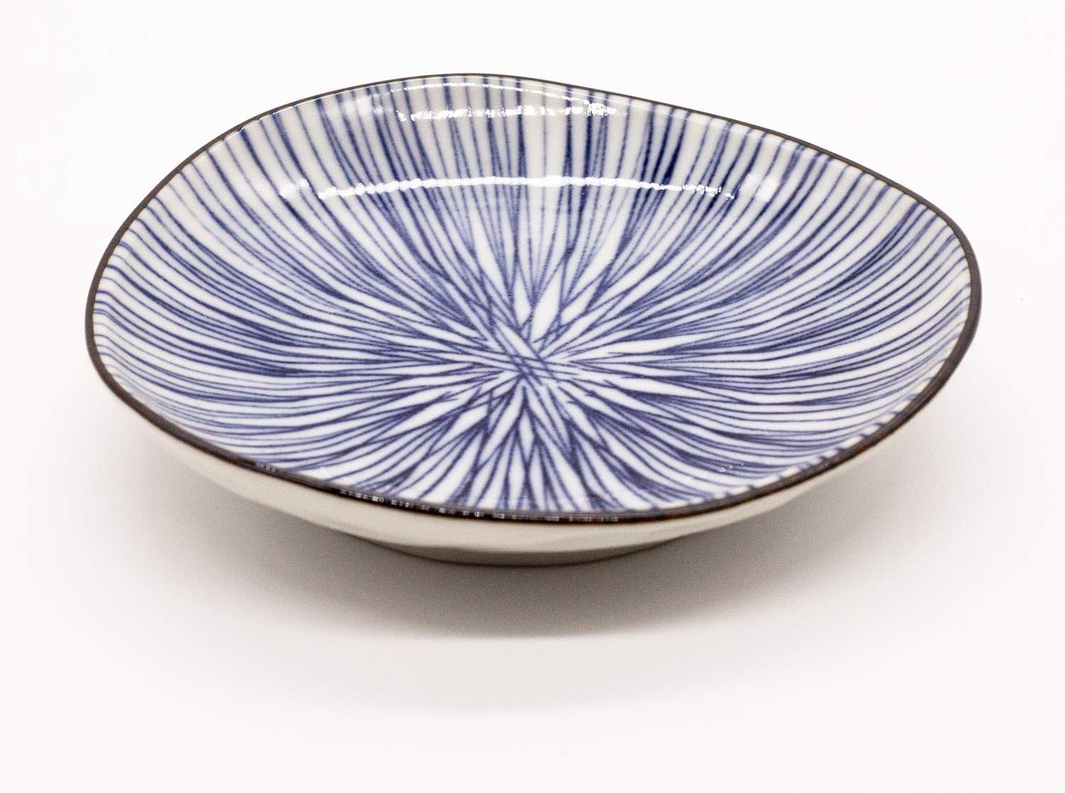 Ichikyu Mino Pottery Small Plate, Diameter Approx. 4.7 inches (12 cm), Set of 5, Small Tokusa, Made in Japan