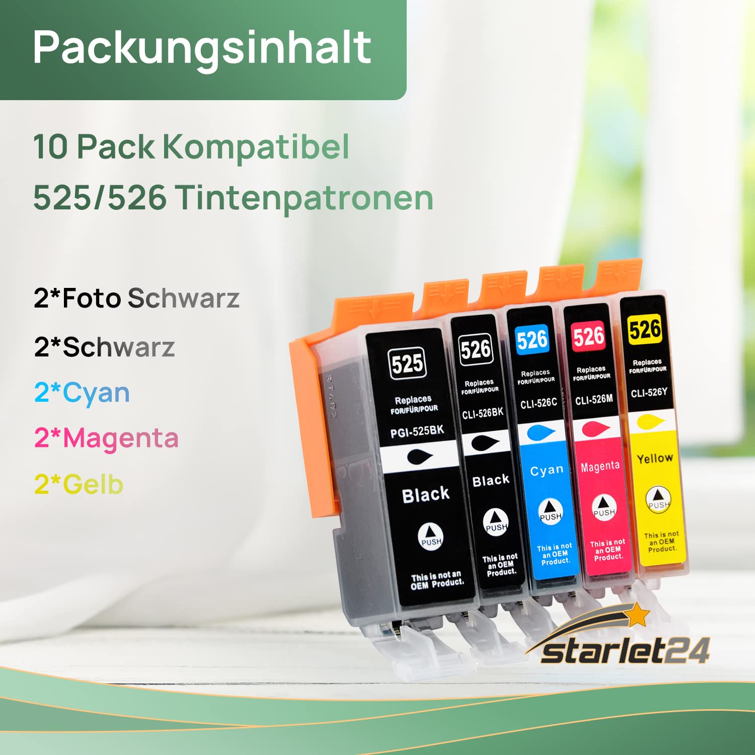 Amaprint 5 XL Patronen kompatibel mit Canon PGI 525 PGBK Schwarz passend für IP4850 IP4950 Amaprint 5 XL Patronen kompatibel mit Canon PGI 525 PGBK Schwarz passend für IP4850 IP4950