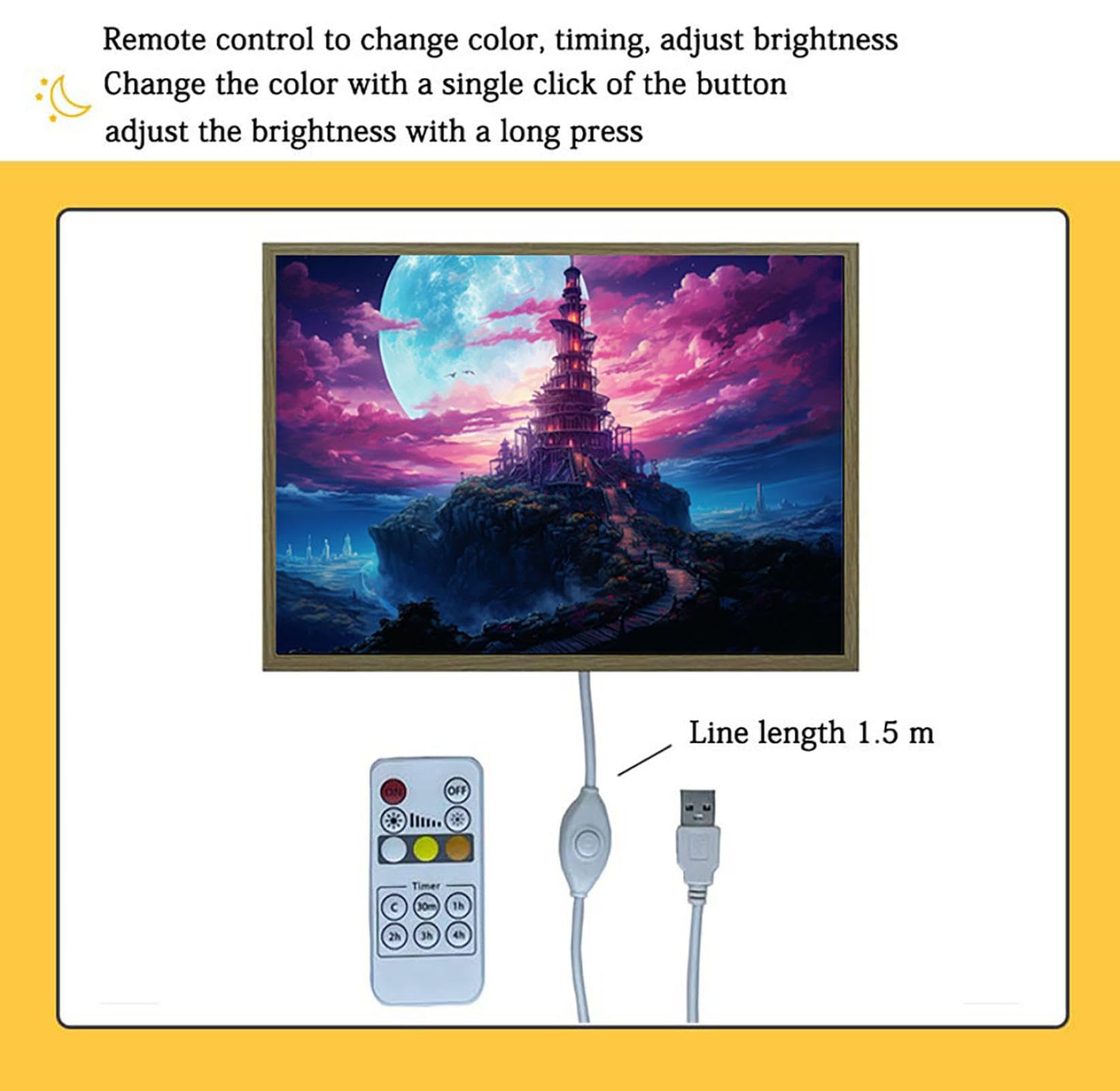 Amazon.co.jp : SHYAMIC リモコンボードライト絵 ライトペインティング