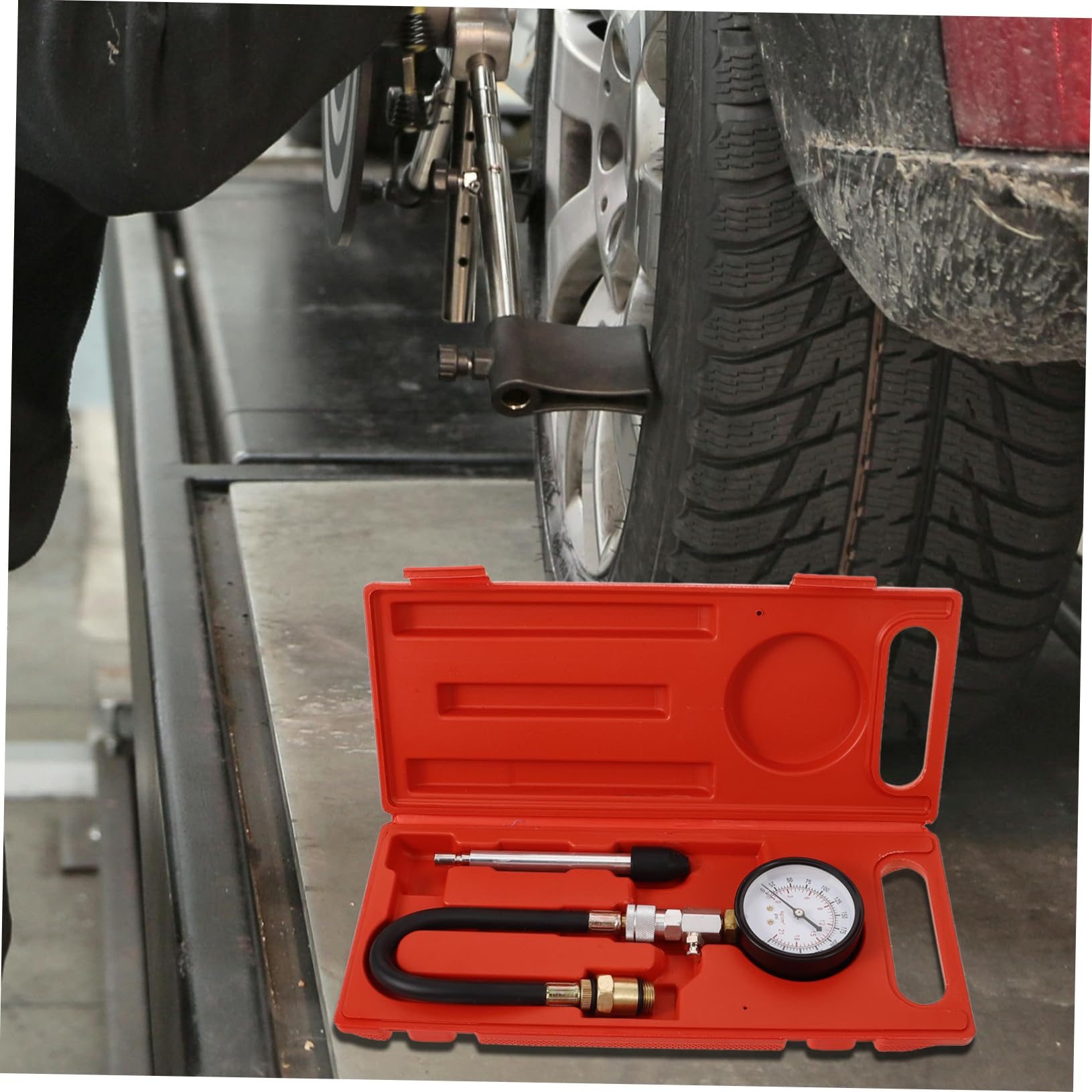 Gatuida Kit De Testeur De Pression De Cylindre De Moteur Automobile Outil Mécanique De Précision