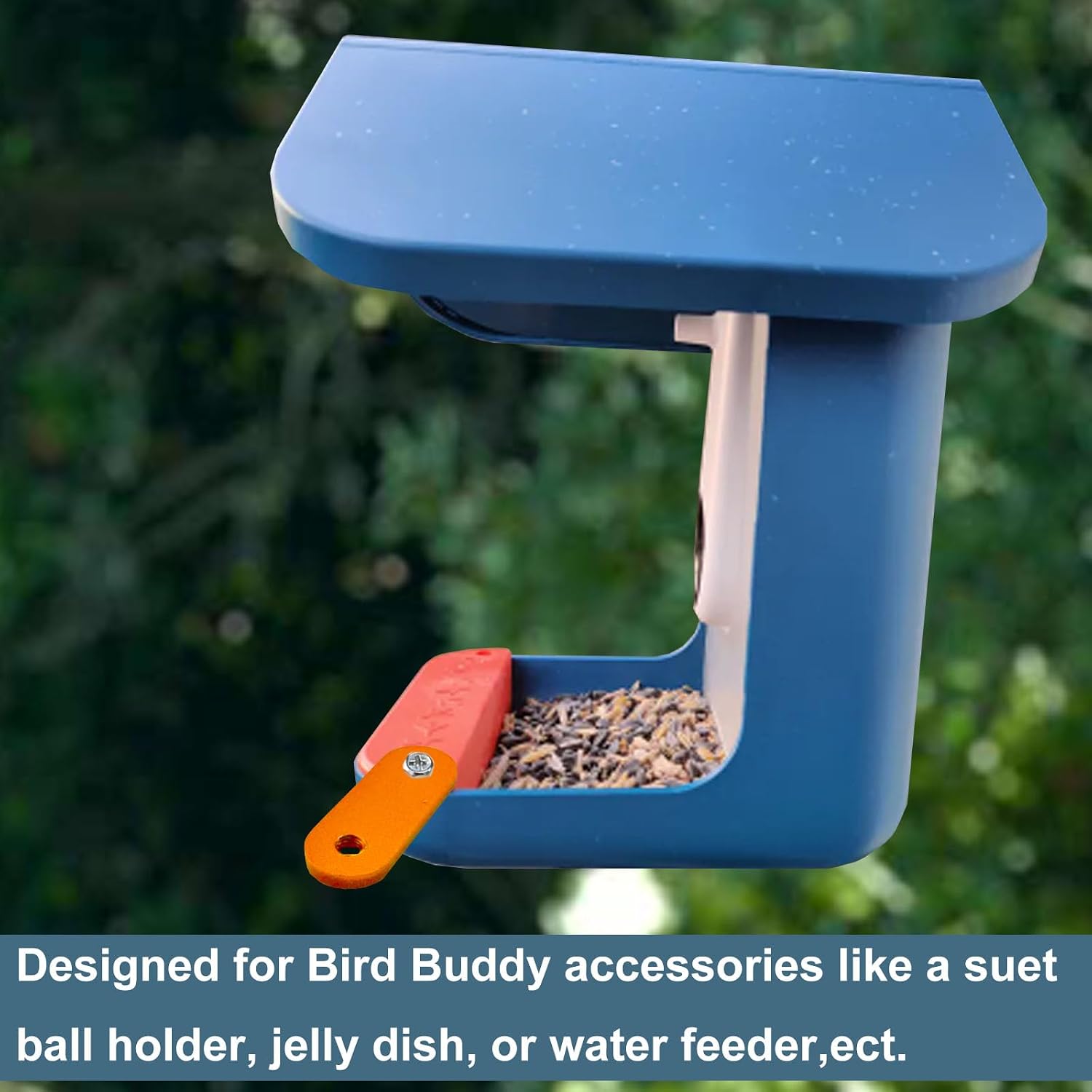 PIAOLGYI Extender for Bird Buddy Bird Feeder,Suet Ball Holder Extension Accessories Compatible with Bird Buddy Birdfeeder image 4