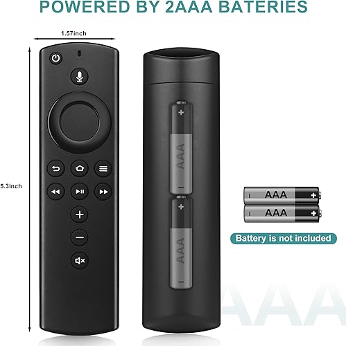 Miniatura 5 de L5B83H - Control remoto de repuesto de voz de 2 generación, apto para Fire AMZ Smart TVs Stick de 2 generación, Smart TVs Cube de 2 generación,