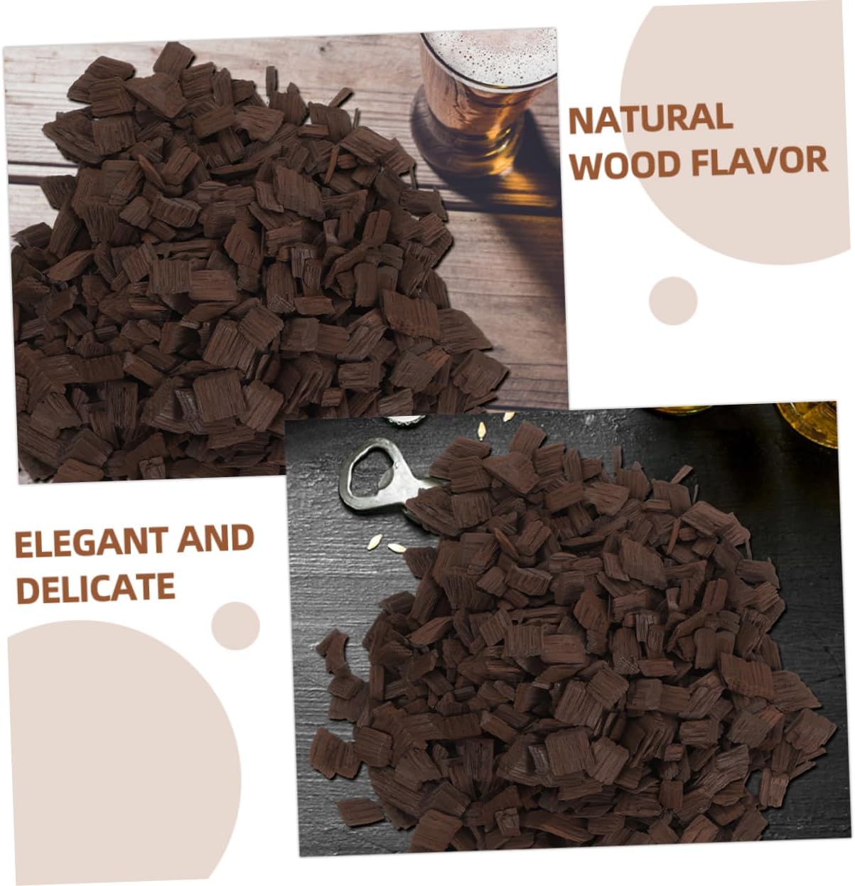 French Oak Chips for Red Wine Brewing DIY Wine Supplies Enhance Flavor Aroma for Home Winemakers present Giving