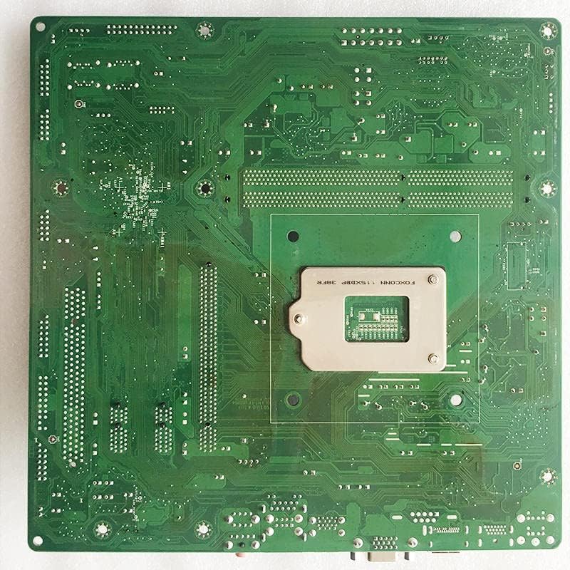 Atgal view of the Generic ThinkCentre E73 IH81M H81 Desktop Motherboard, showing solder points and mounting holes.