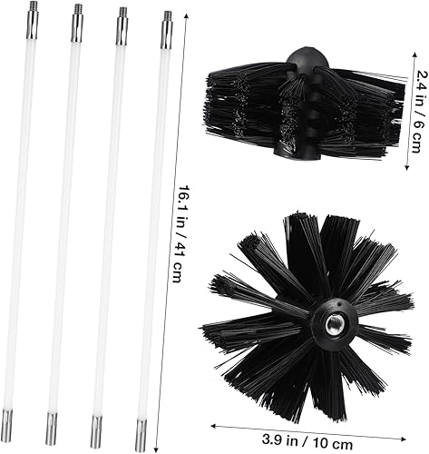 Miniatura 2 de Cepillo de limpieza de ventilación de secadora de 16 pulgadas, 4 piezas de limpiador de ventilación de secadora, limpiador de ventilación para