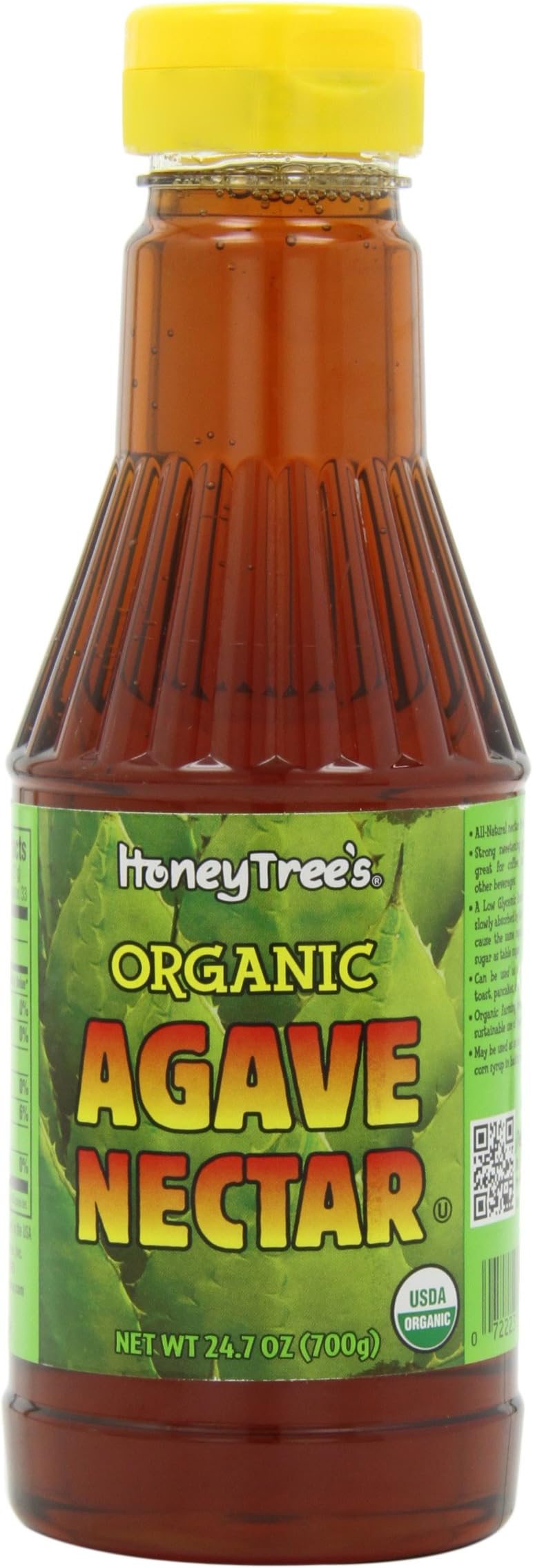 HoneyTree's Organic Agave Nectar, 24.7-Ounce Bottles (Pack of 3)