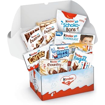 Ferrero Children's Chocolate Tasting Box with Children Bueno, Children's Bar, Chocolates &amp; Much More Ideal as a Gift or Prese