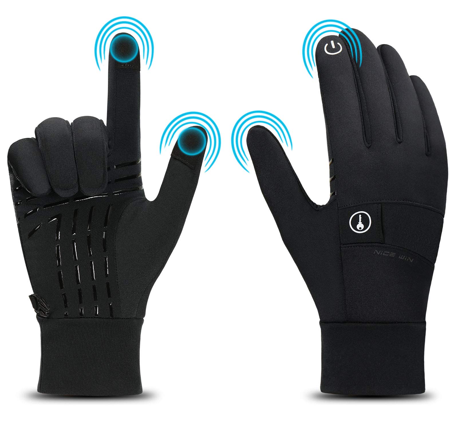 Touch Screen Bike Gloves For Men Winter Touch Screen Cycling